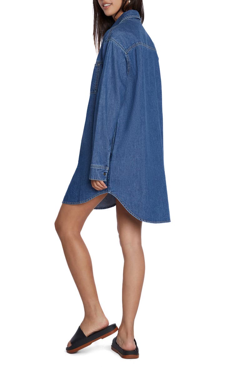Oversize Denim Shirtdress