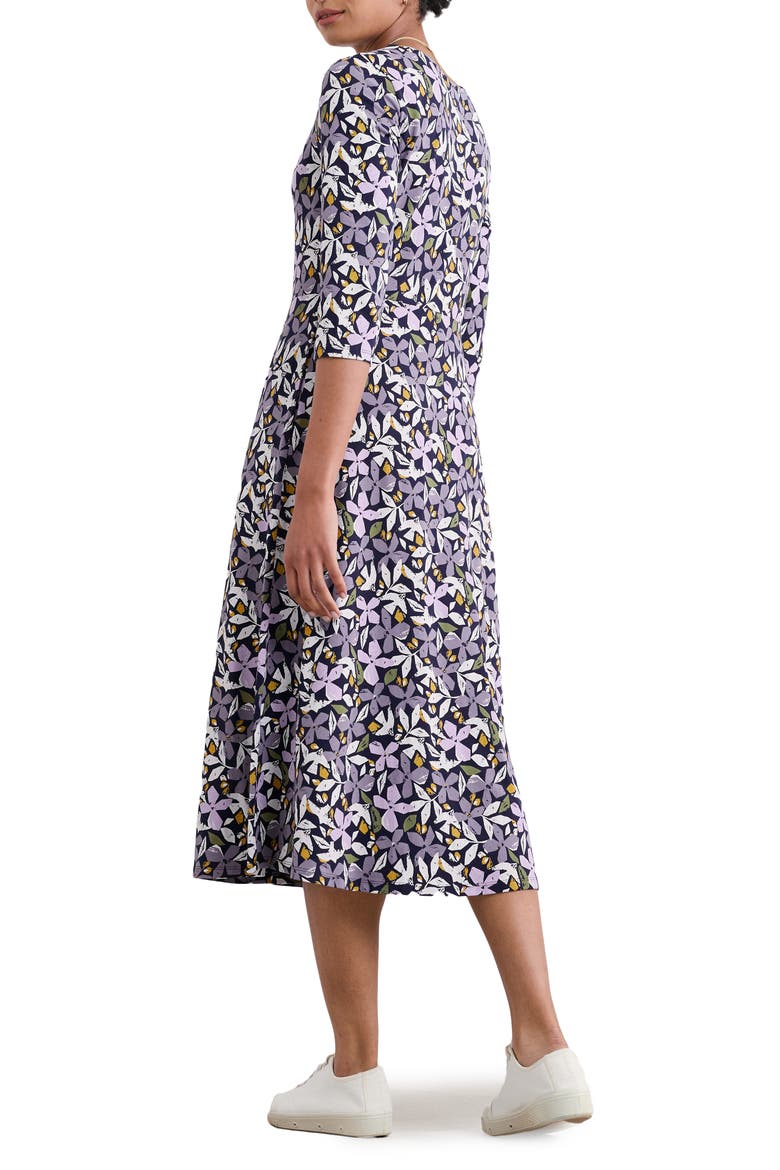 Helena Stretch Organic Cotton Midi Dress