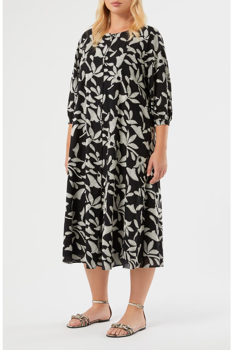 Tasca Floral Embroidery Maxi Dress