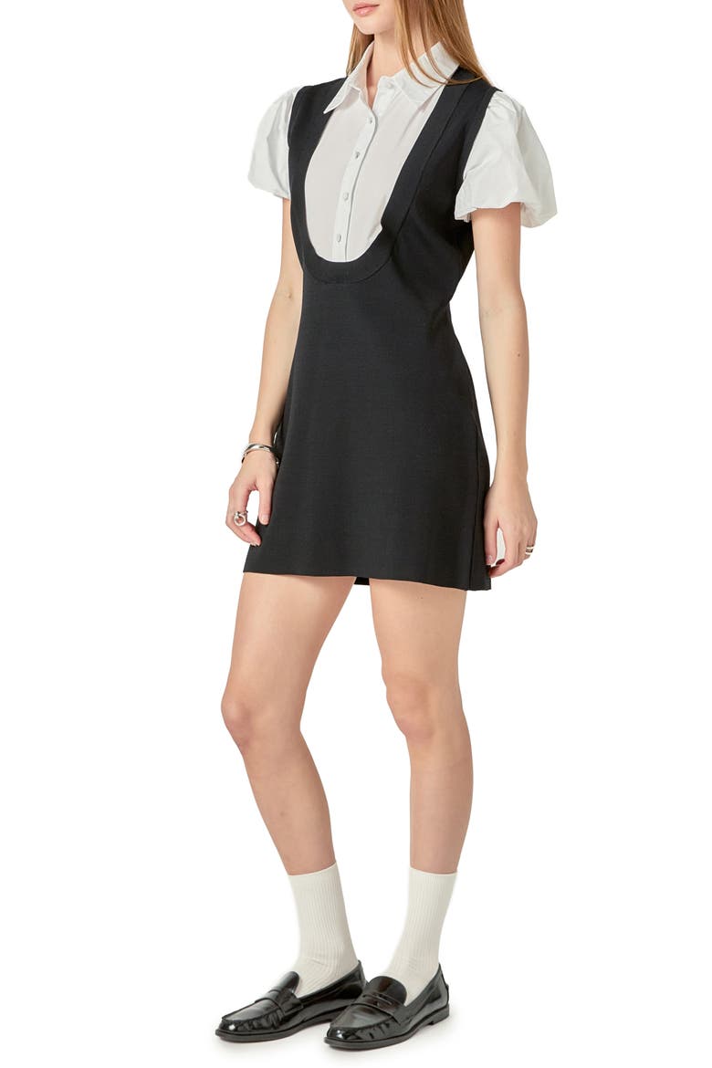 Mixed Media Minidress