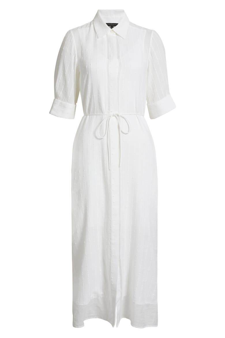 Lucy Texture Stripe Shirtdress