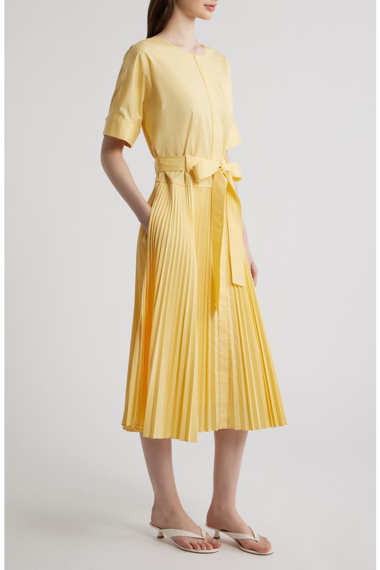 Loretta Pleated Midi Dress