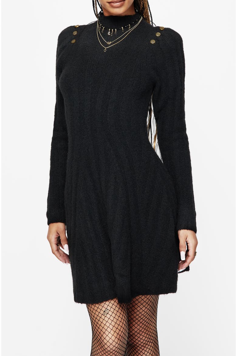 Dream Ribbed Skater Knit Dress