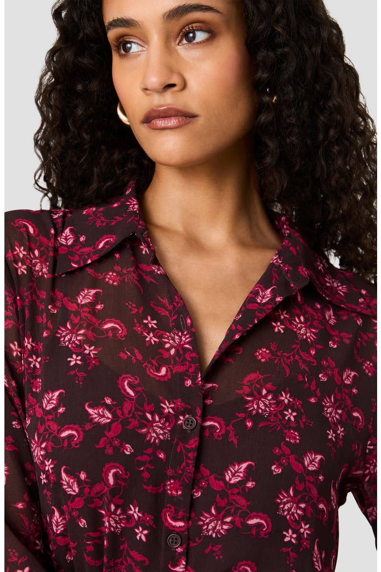 Marina Silky Long Sleeve Minidress