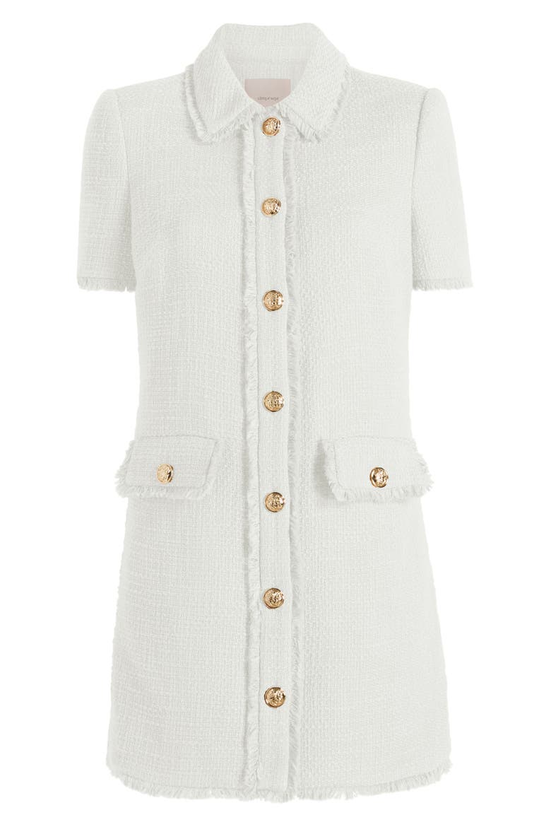 Pammy Cotton Tweed Mini Shirtdress