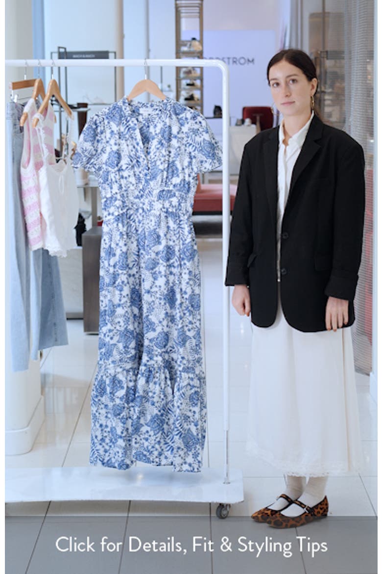 Floral Cotton Maxi Dress