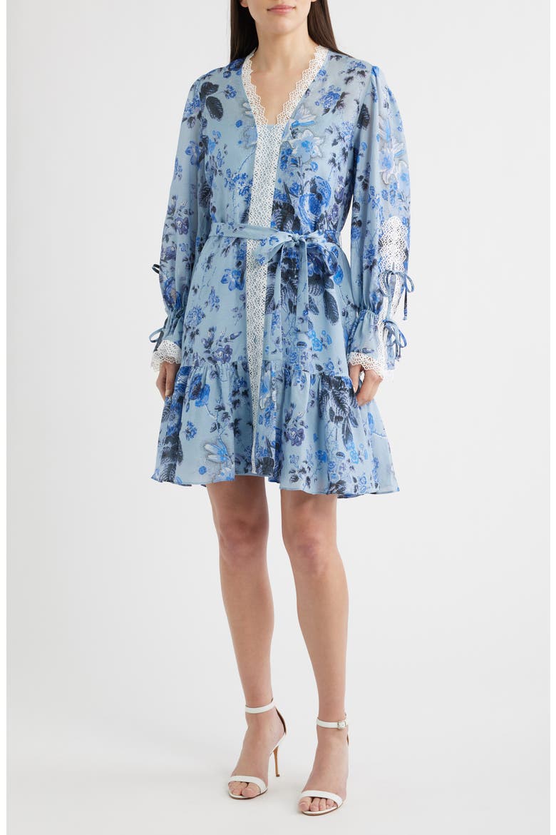 Beli Tie Waist Long Sleeve Dress