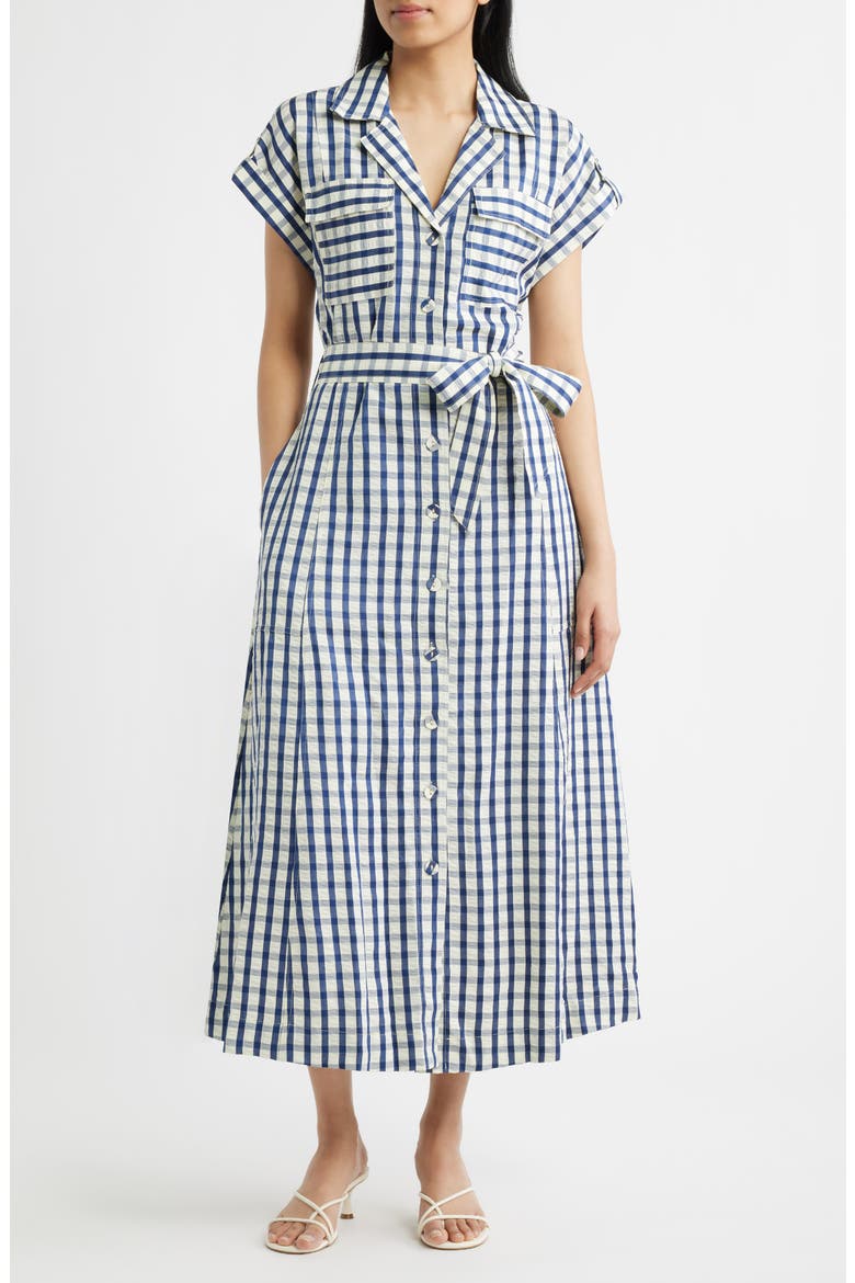 Portia Stripe Maxi Shirtdress