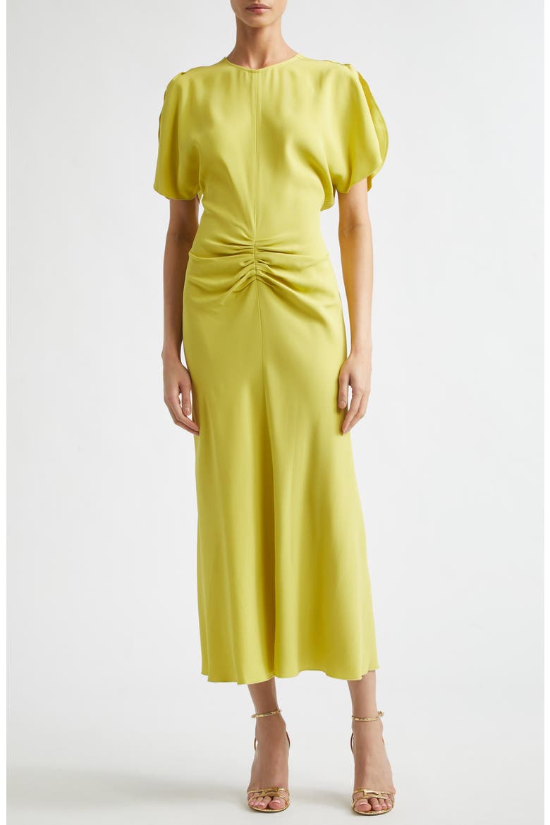 Bela Ruched Midi Dress