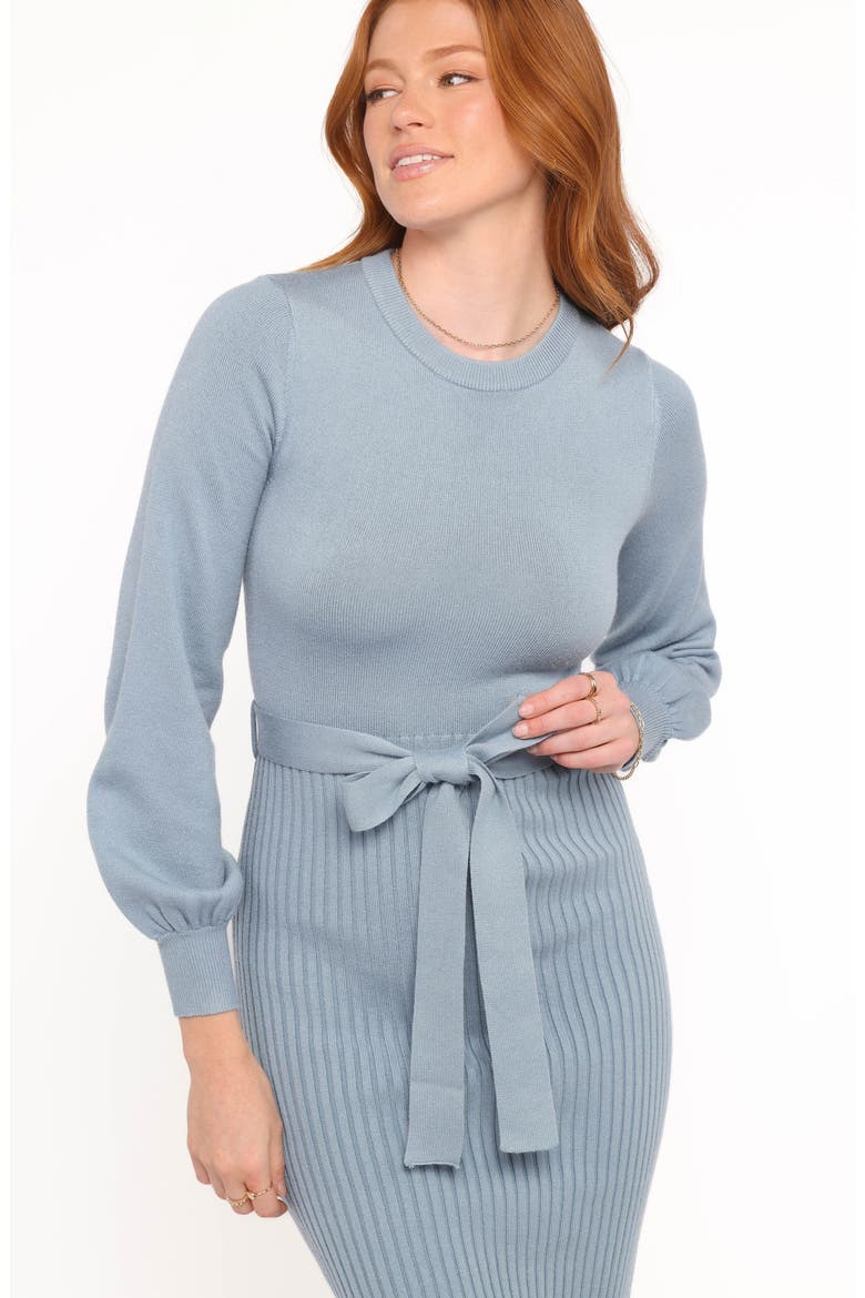 Helena Long Sleeve Midi Sweater Dress