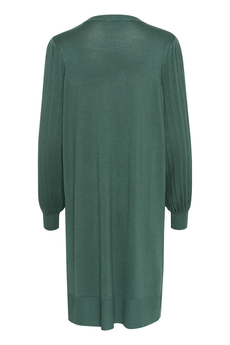 Kalone Knit Round Neck Knee Length Dress