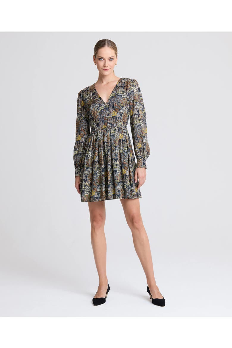 Sienna V-Neck Pleated Dress