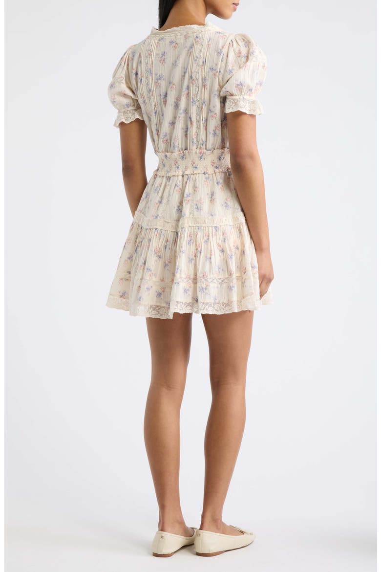 Devella Lace Trim Minidress