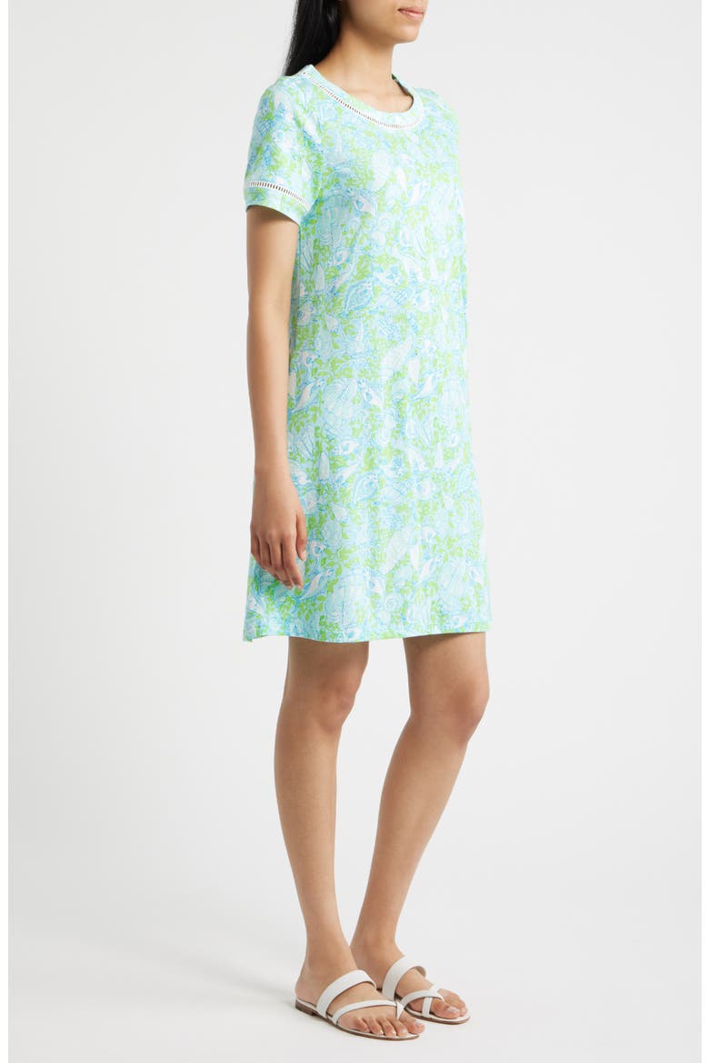 Cody Print Ladder Stitch Dress