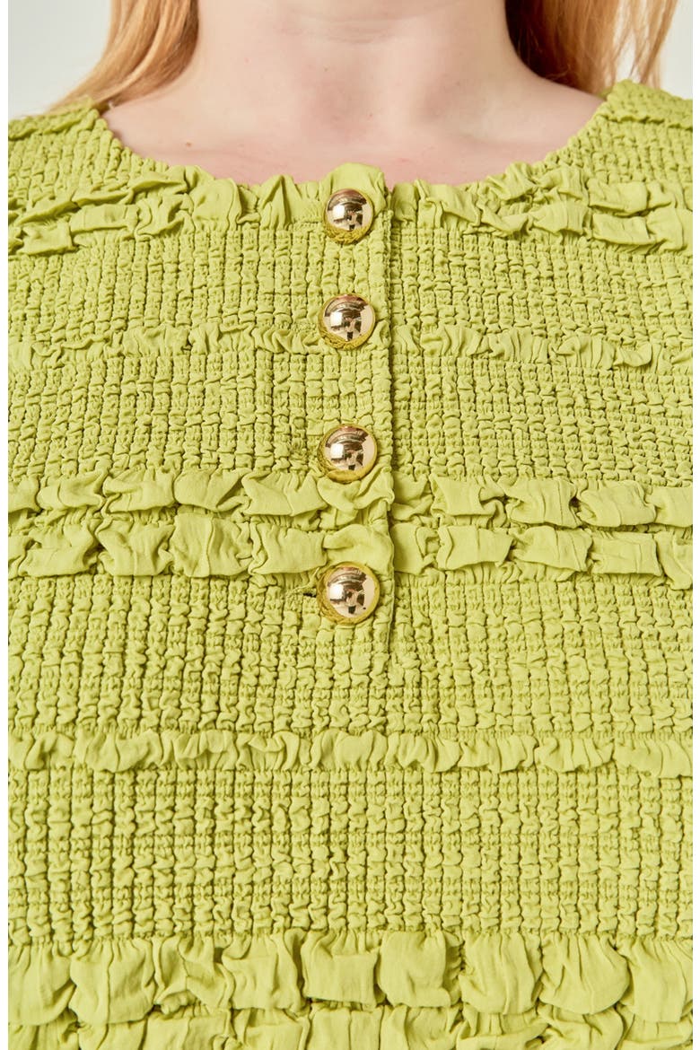 Smocked Minidress