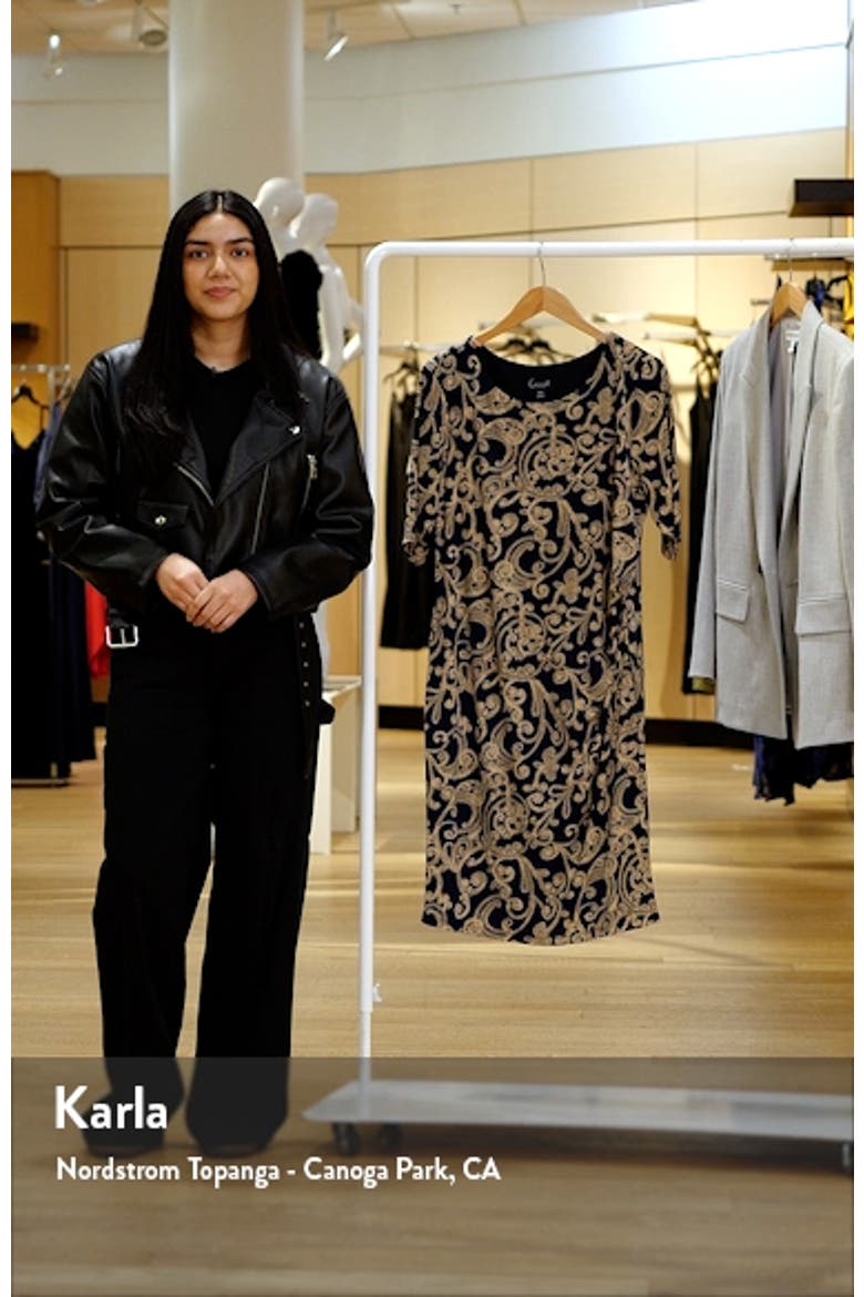 Paisley Sheath Dress