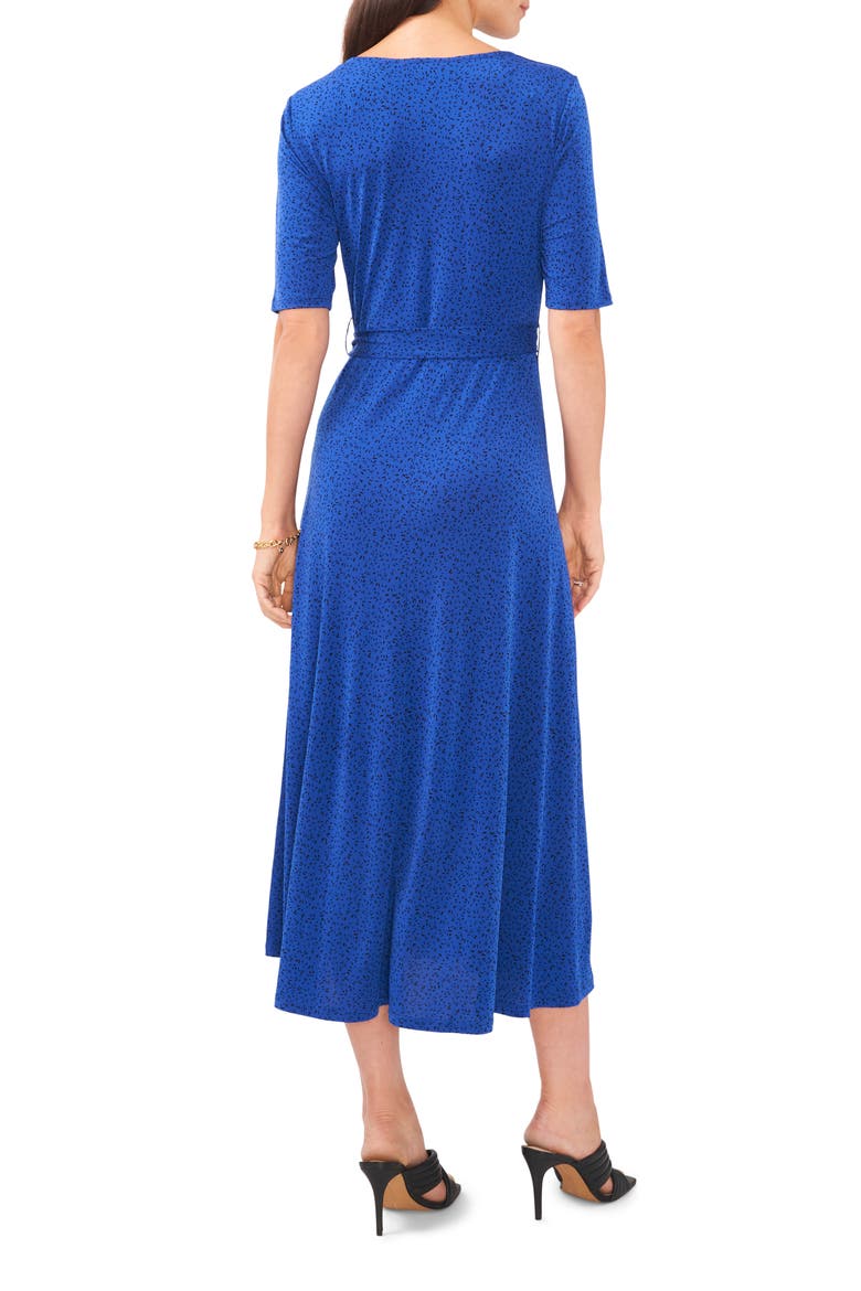 V-Neck Tie Waist Maxi Dress