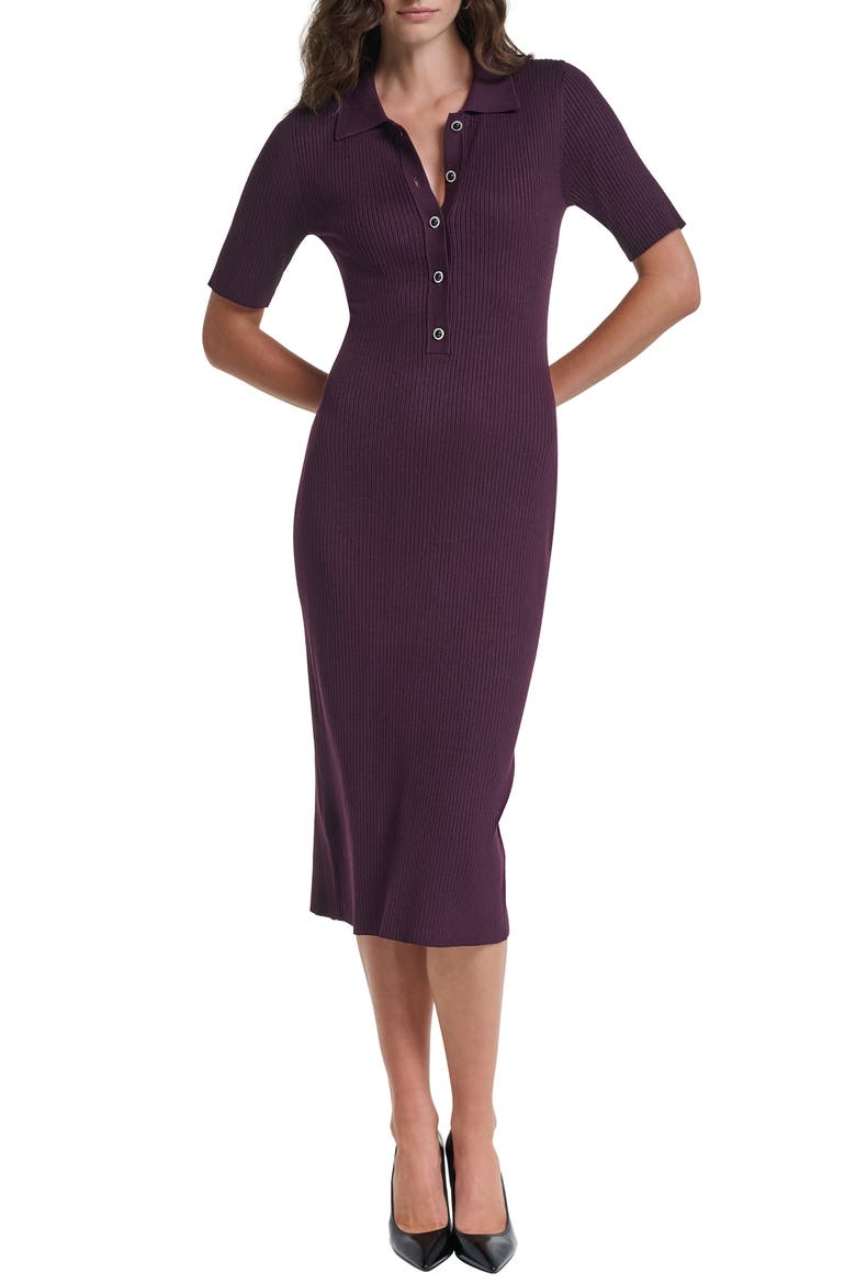 Rib Midi Sweater Dress