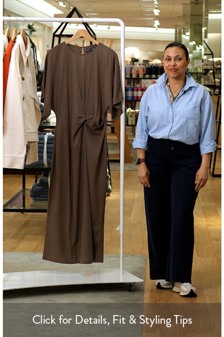 Gathered Midi Dress
