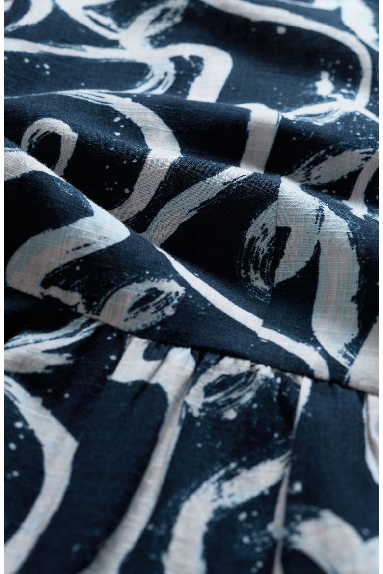 Fowen Print Organic Cotton Shirtdress