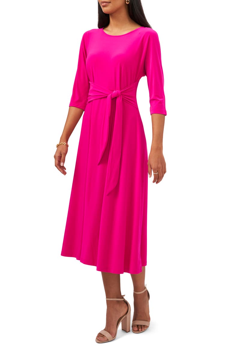Tie Front Midi Dress