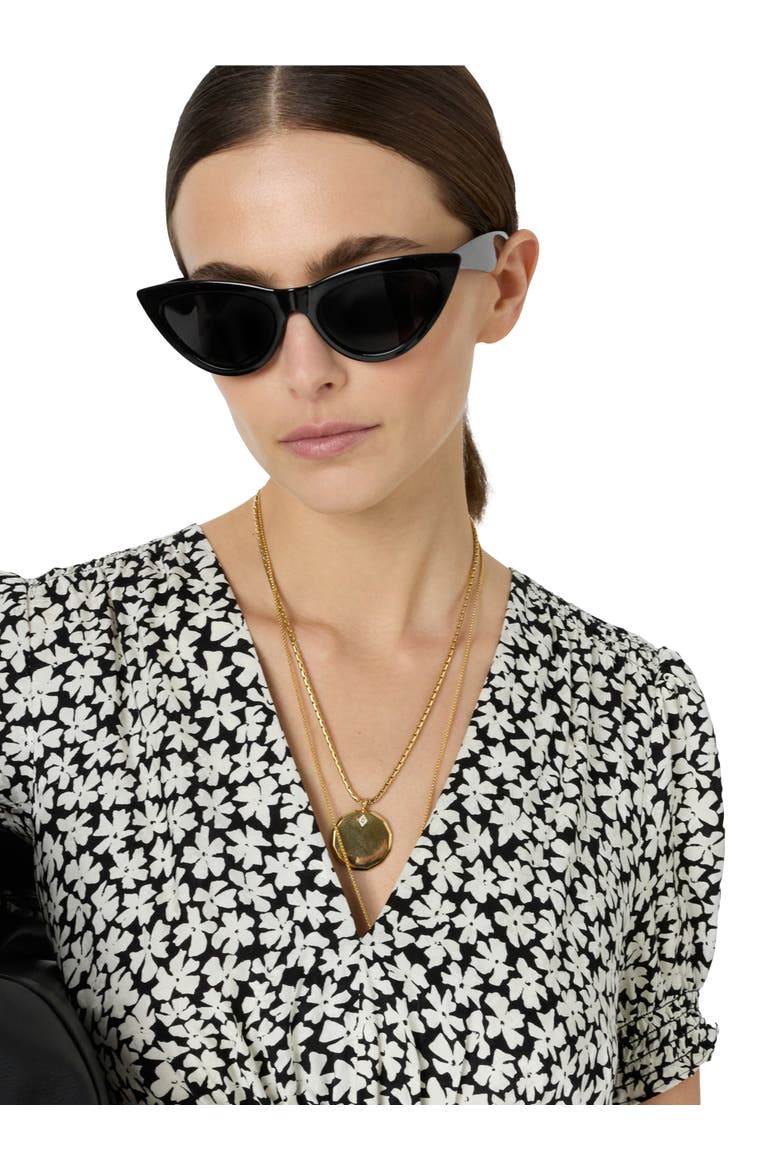 Rosi V-Neck Puff Sleeve Floral Dress