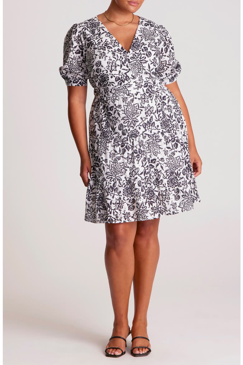 La Rosette Floral Cotton Eyelet Dress