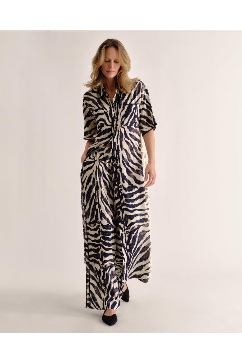 Lucia Midi Linen Shirt Dress