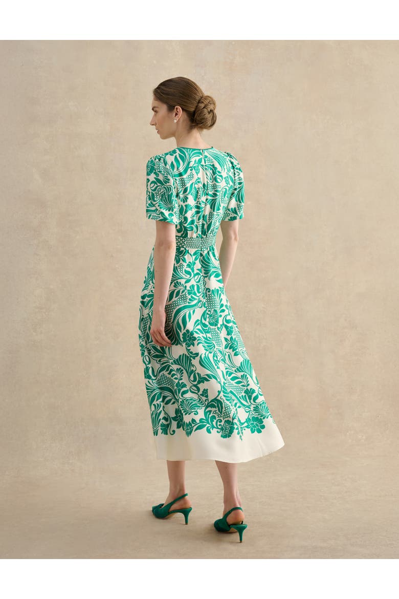 Trelissick V-Neck Fit Flare Dress