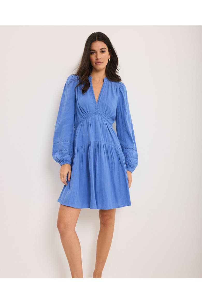 Cotton Cheesecloth Mini Dress