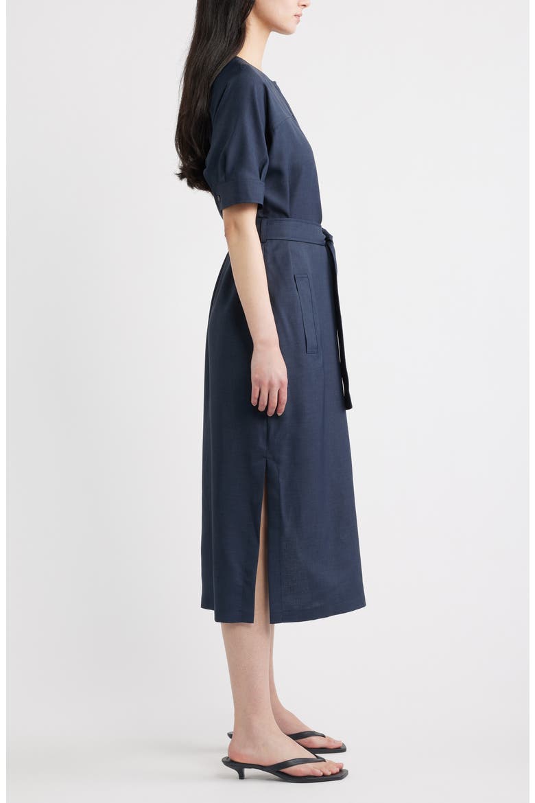City Midi Shirtdress