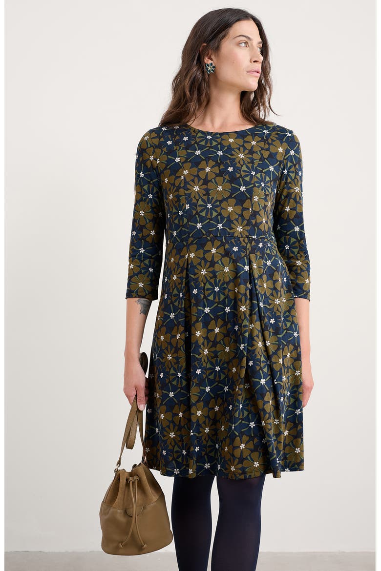 Witch Hazel Floral Jersey Dress