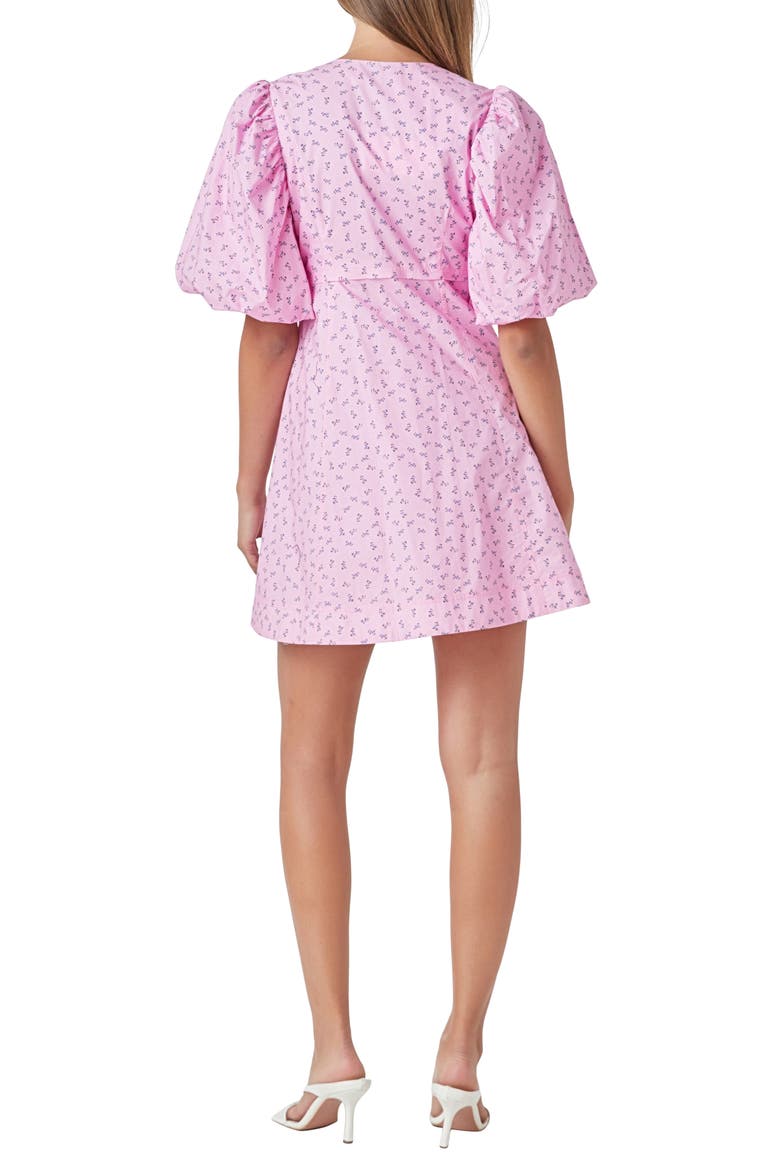 Floral Puff Sleeve Minidress