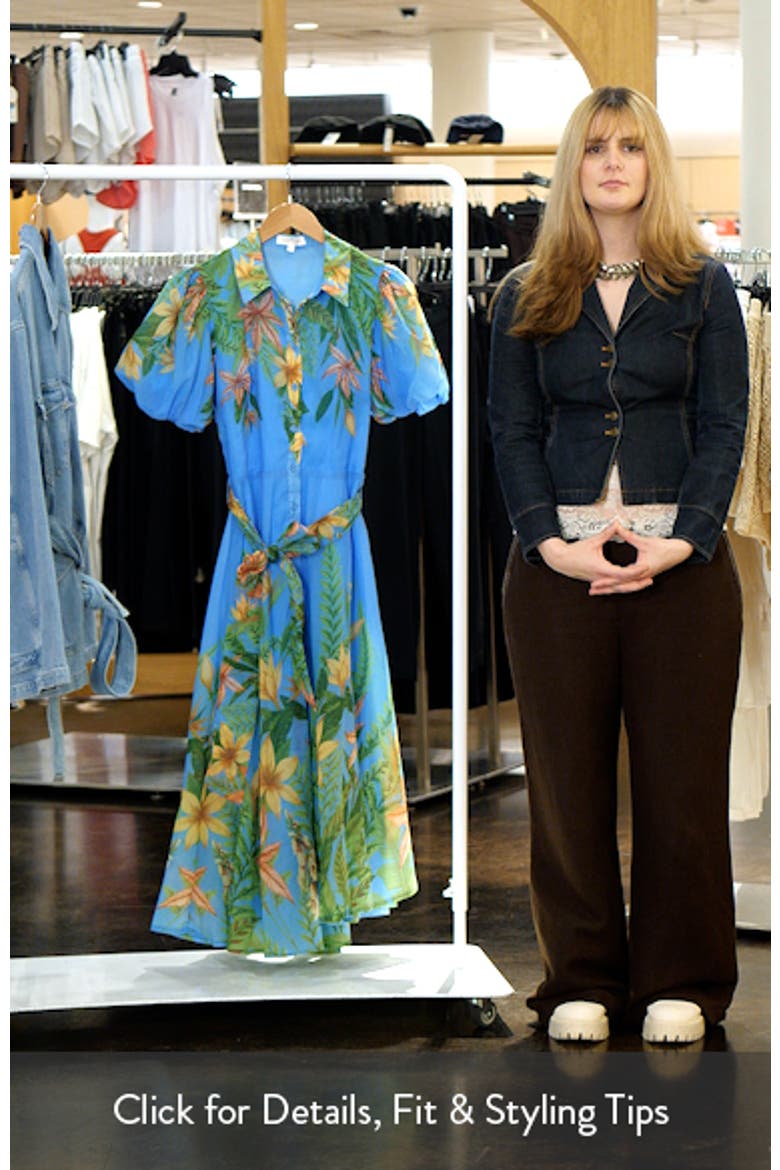 Floral Midi Shirtdress