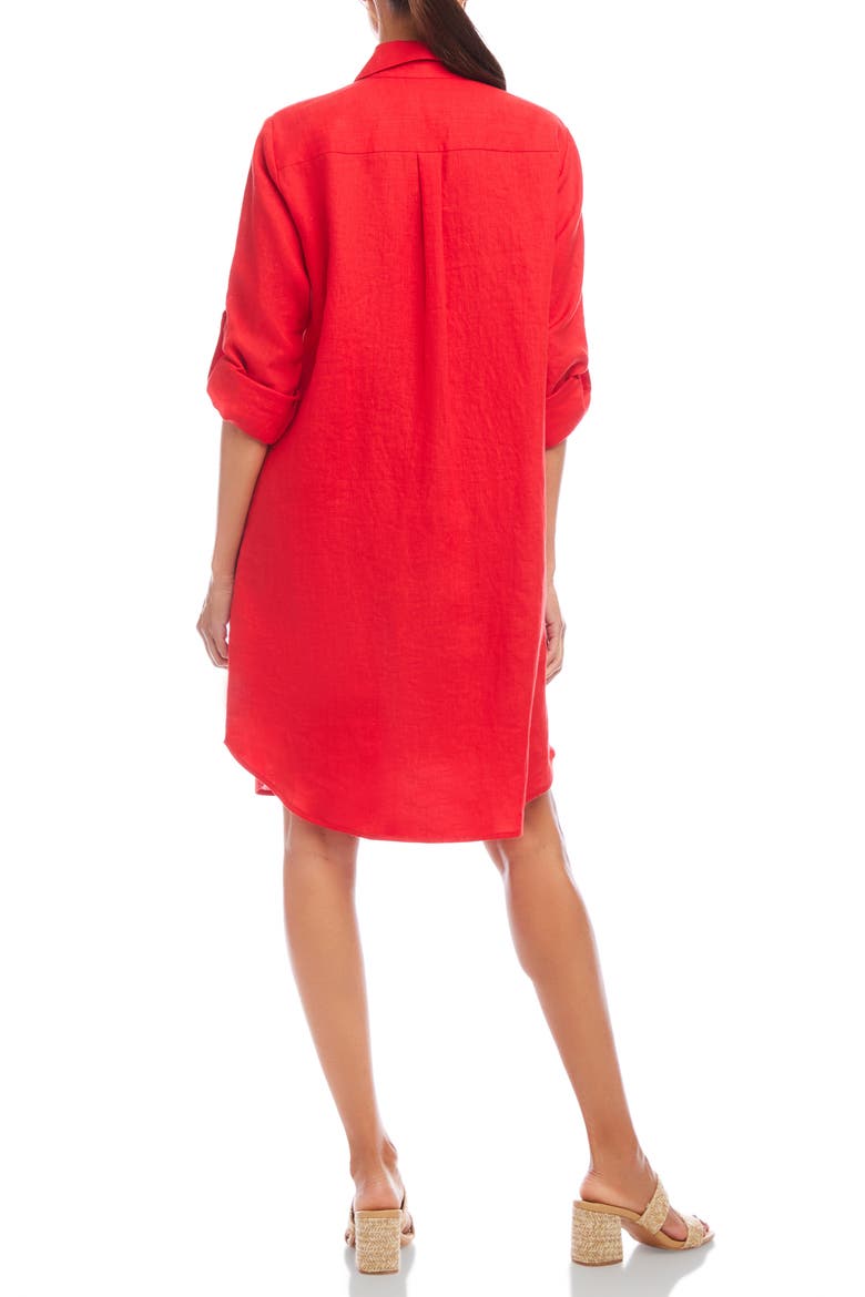 Long Sleeve Linen Shirtdress
