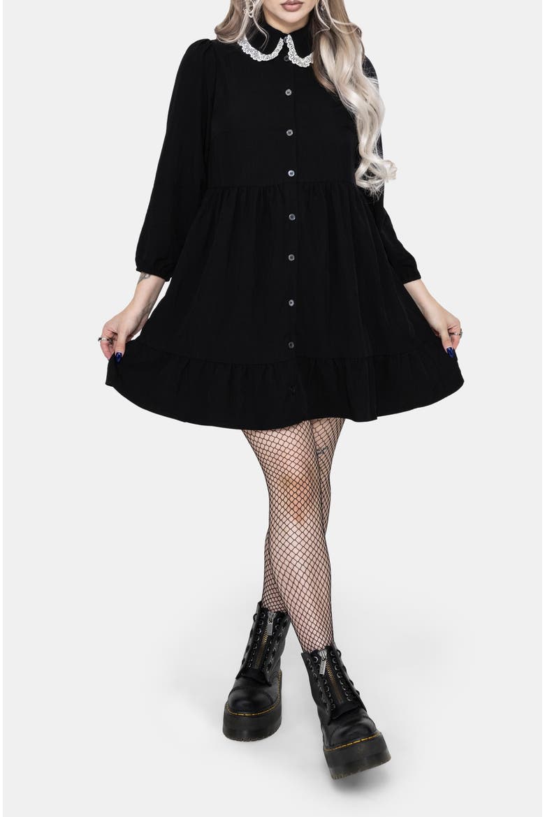 Salem Collar Mini Smock Dress