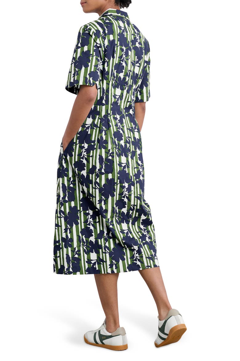 Wild Liquorice Organic Cotton Midi Shirtdress
