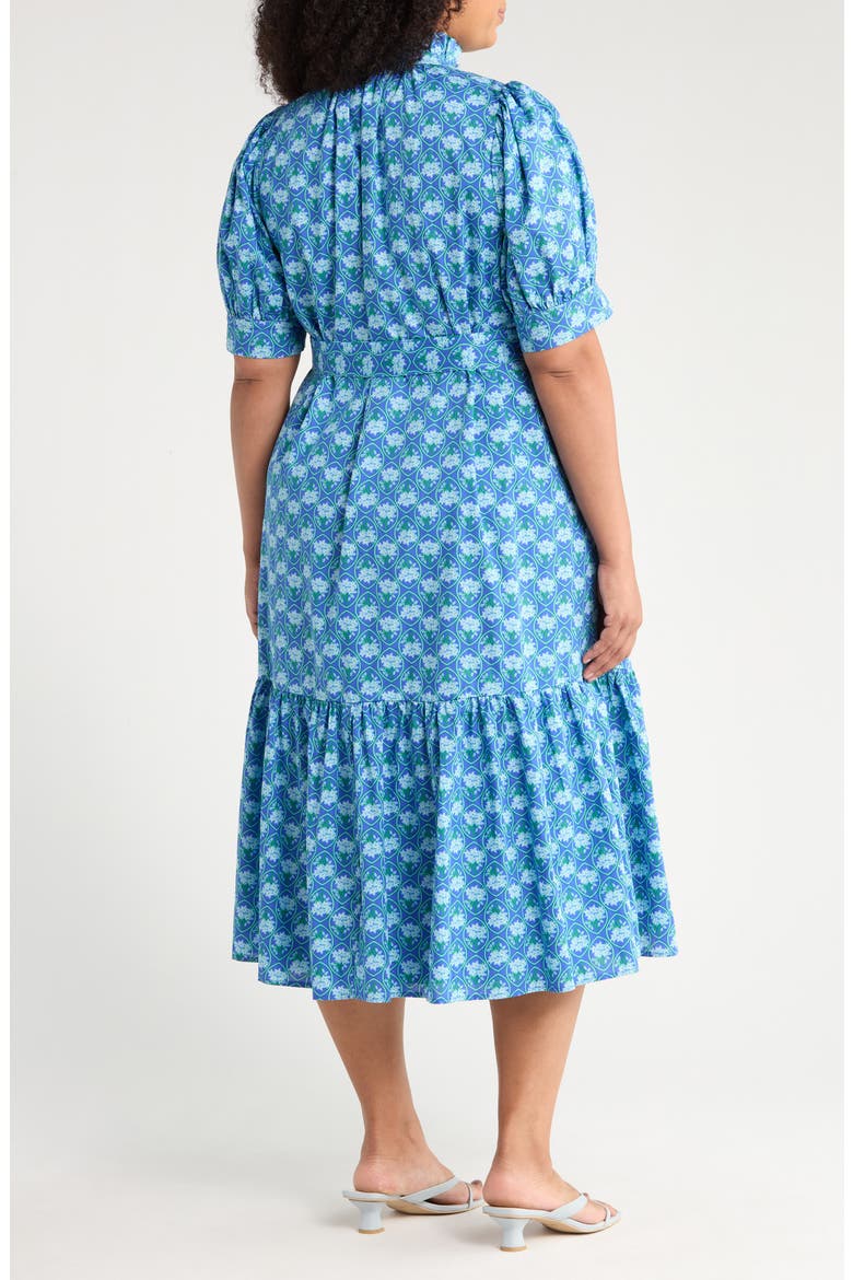 Giles Driftwood Floral Cotton Shirtdress