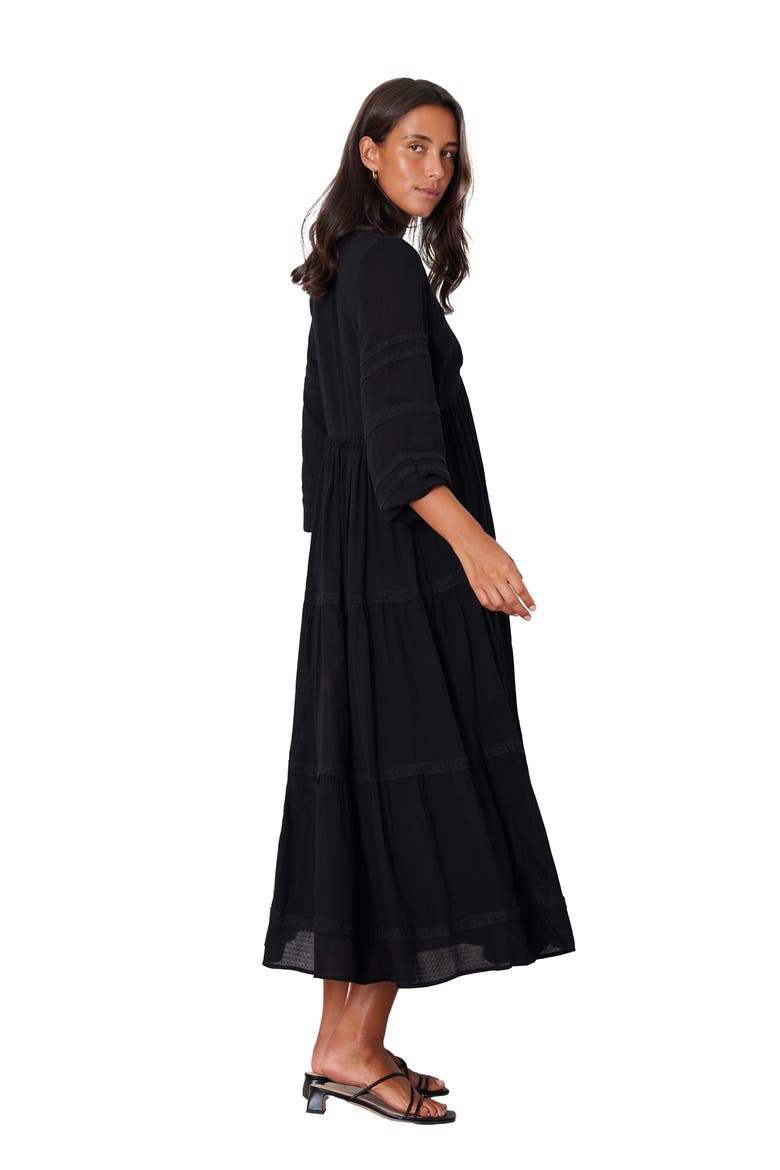 Magnolia Lace Inset Midi Dress