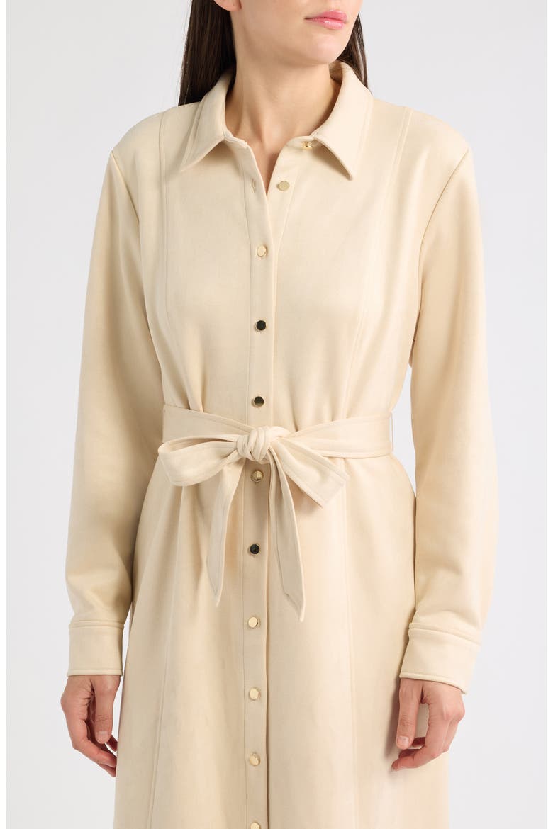 Belted Midi Shirtdress