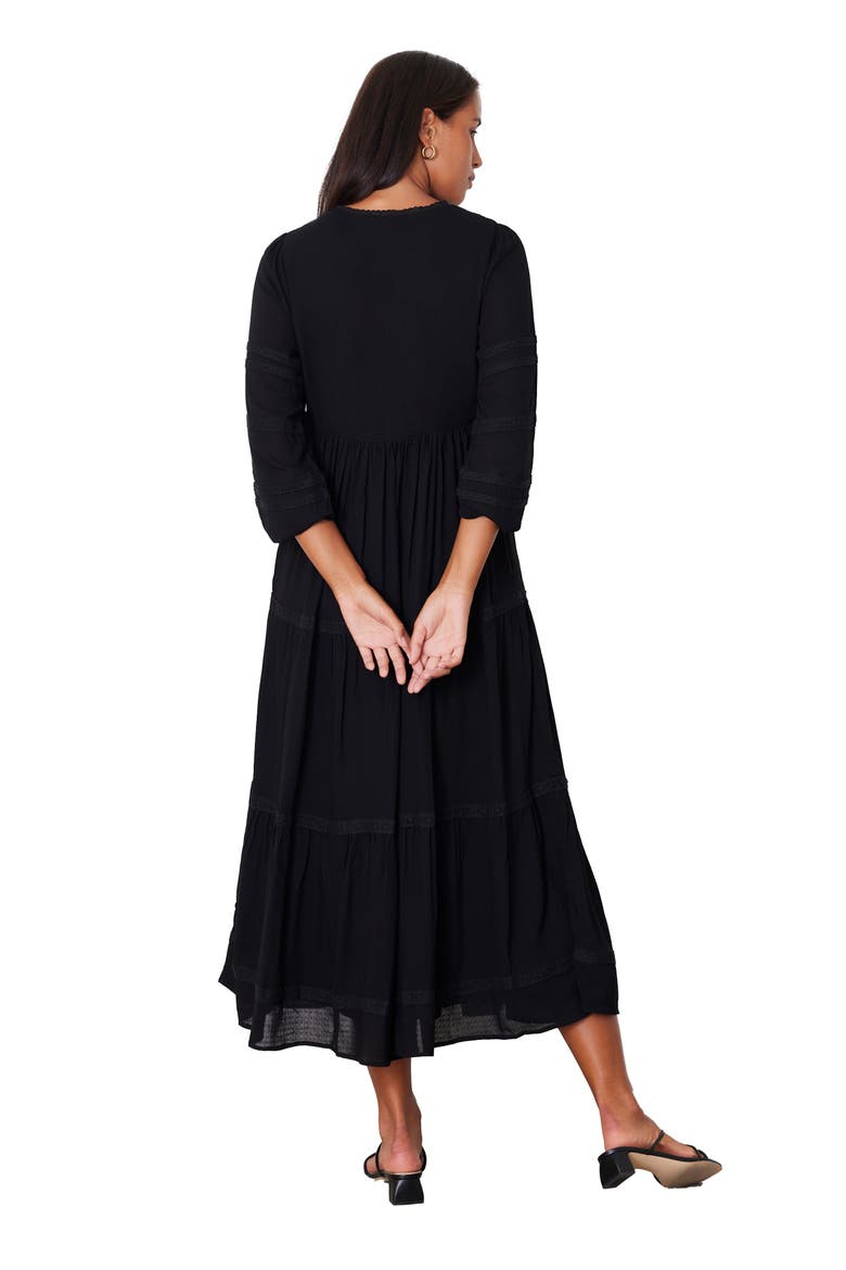 Magnolia Lace Inset Midi Dress