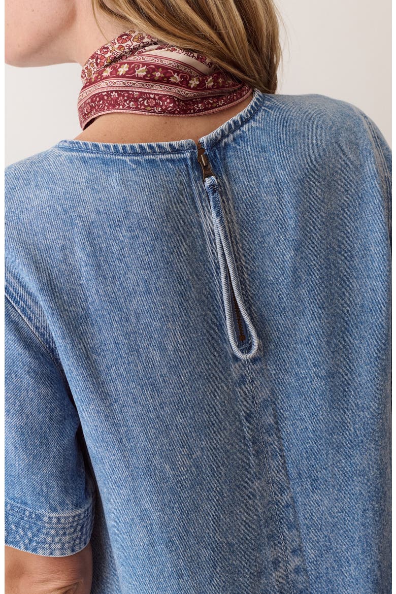 Izzy Denim Shift Minidress