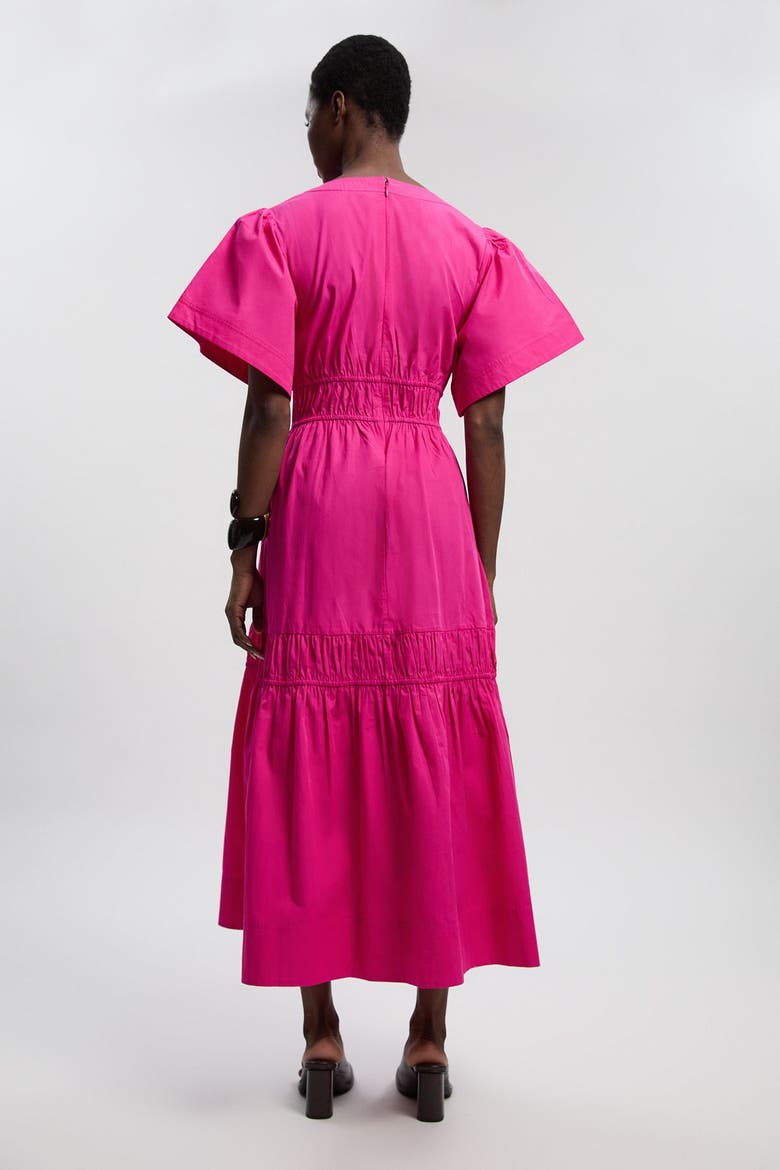 Tiered Cotton Maxi Dress
