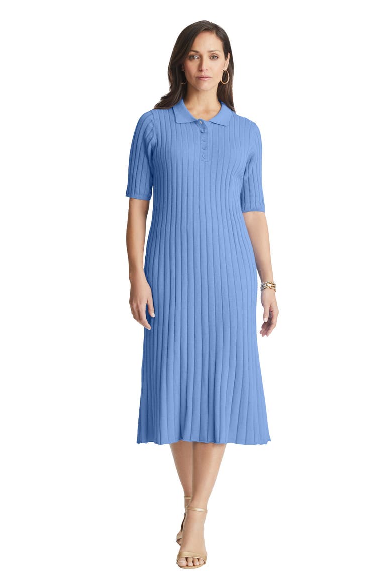 Ribbed Henley Dress