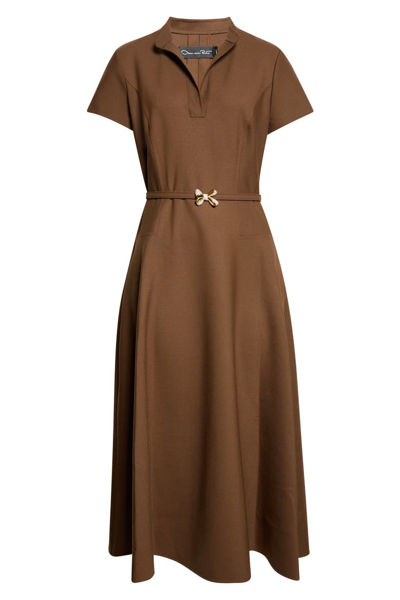 Belted Midi Polo Dress