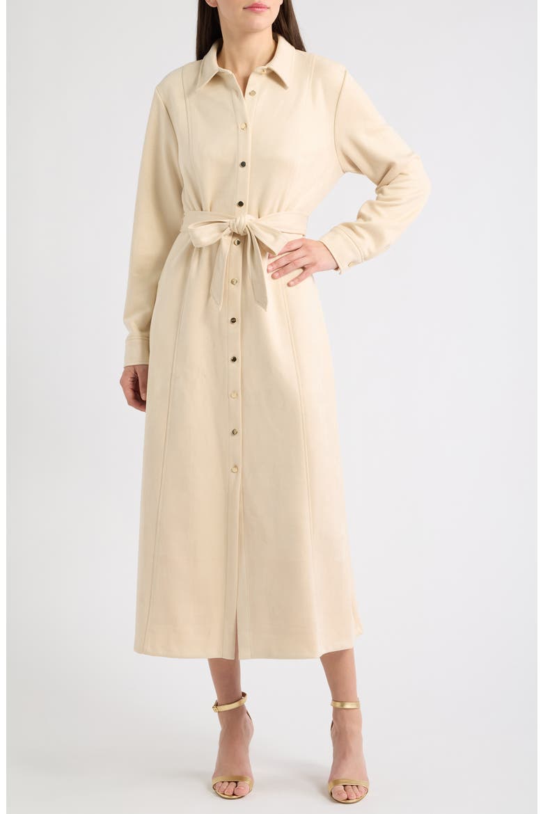 Belted Midi Shirtdress