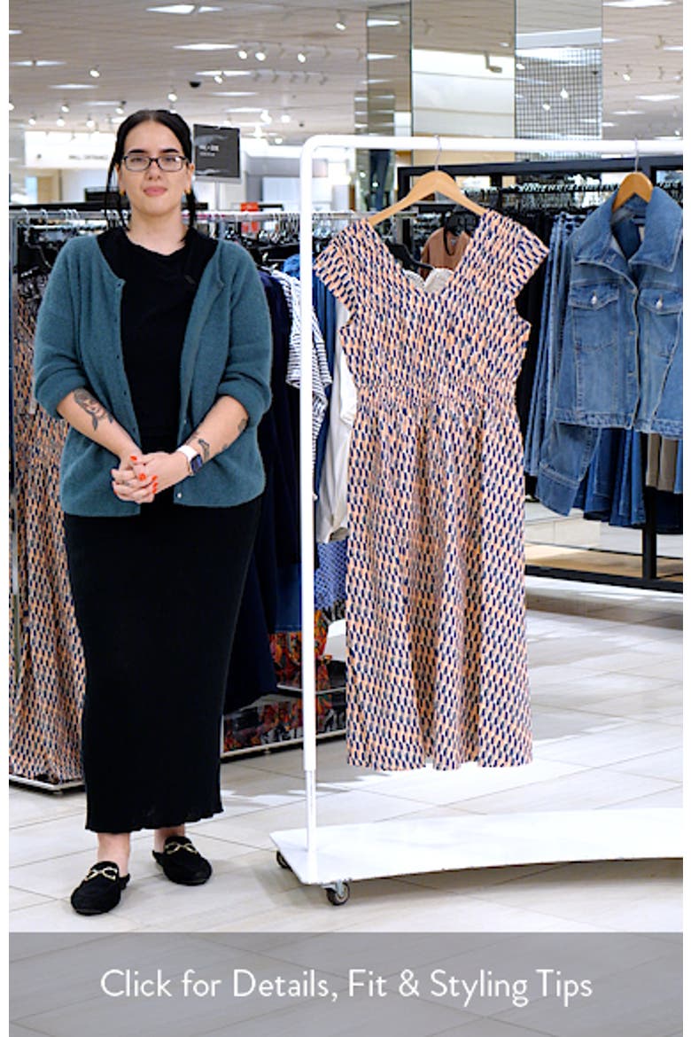Dierdre Print Midi Dress
