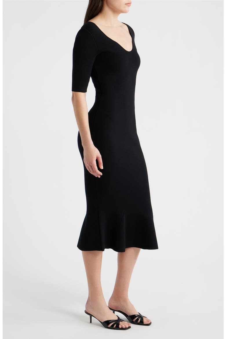Fosa Tulip Hem Midi Dress