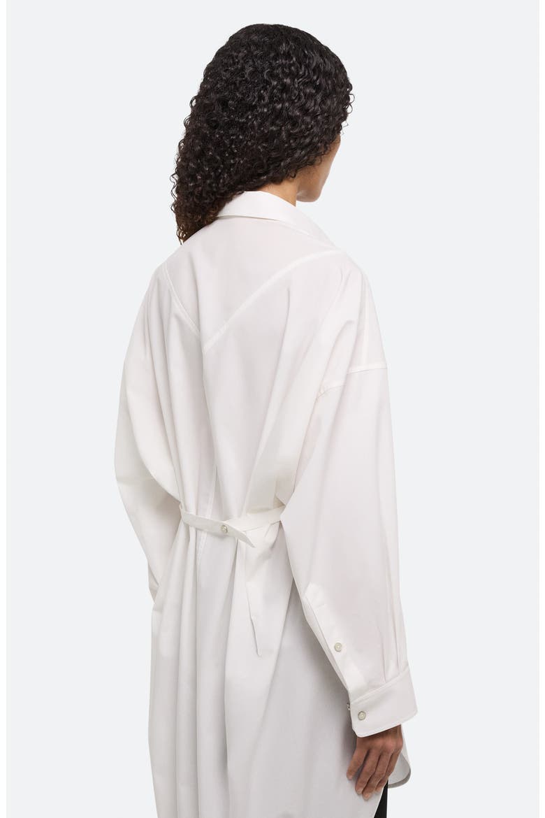 Long Sleeve Cotton Mini Shirtdress