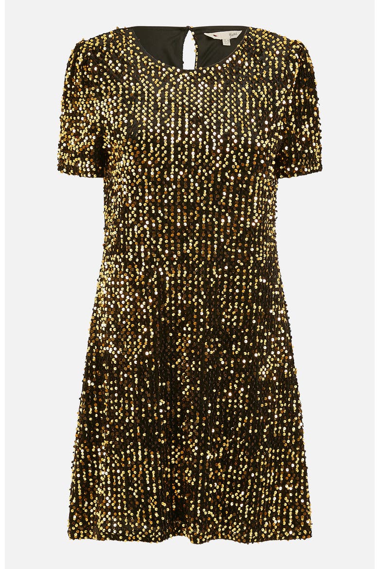 Sequin Tunic Mini Dress